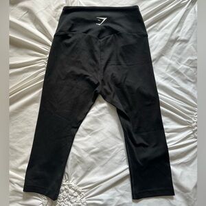 Gymshark Cropped Black Yoga Pants